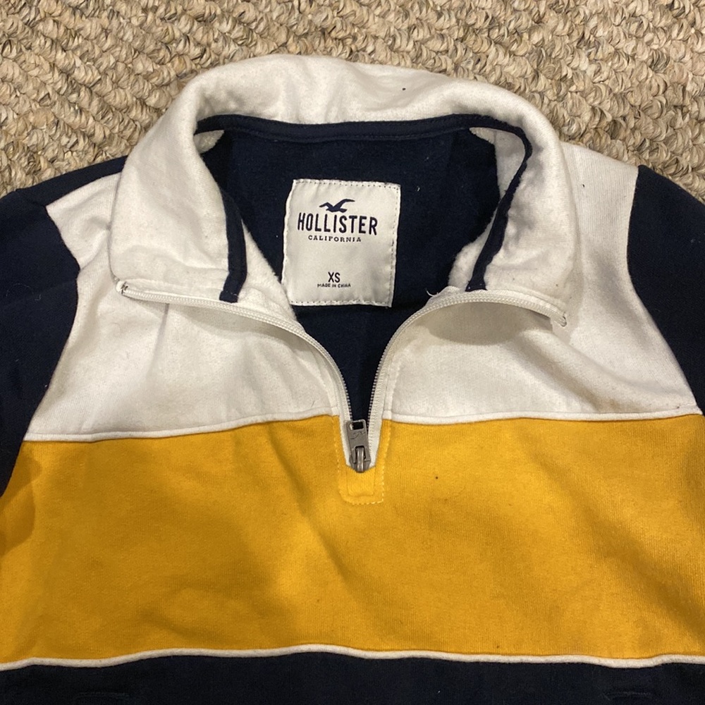 Quarter Zip Color Block - image 2